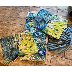 Peacock Duvet Cover and Sheets
